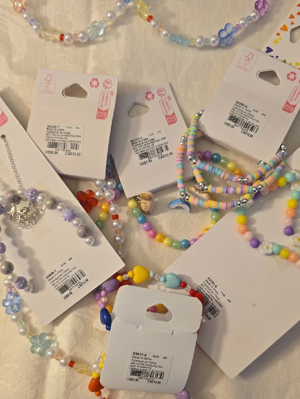 23 Claire's Kids Multicolor Beaded Necklace and Bracelet Set - And More New - Picture 9 of 9